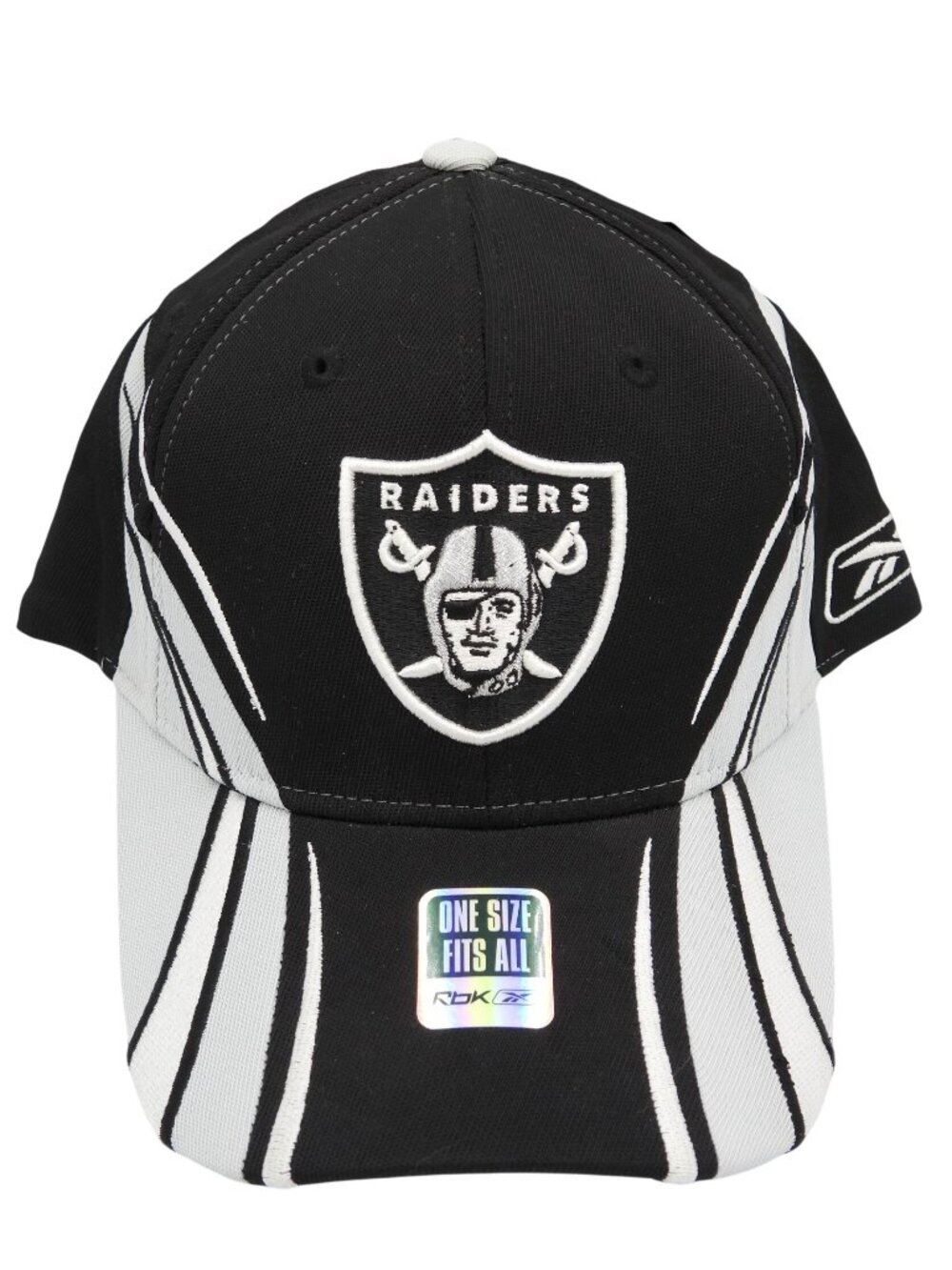 NWT Vintage 2007 Oakland Raiders Reebok One Size Fits All Hat Cap